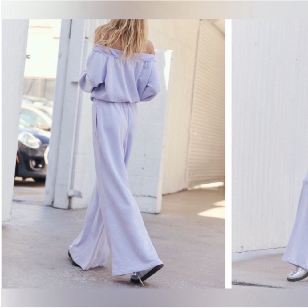 NWT Free People FP Movement One To Beat Onesie - lavender shadow purple - Large - Picture 2 of 7